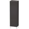 Duravit Hochschrank L-CUBE 500x363x1760mm A links graphit supermatt