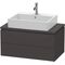 Duravit Konsolenunterschrank L-CUBE 400x820x477mm graphit supermatt