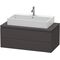 Duravit Konsolenunterschrank L-CUBE 400x1020x547mm graphit supermatt