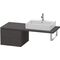 Duravit Konsolenunterschrank L-CUBE 400x520x547mm graphit supermatt