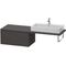 Duravit Konsolenunterschrank L-CUBE 400x820x547mm graphit supermatt