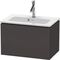 Duravit WTU Compact L-CUBE 400x620x391mm graphit supermatt