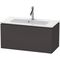Duravit WTU Compact L-CUBE 400x820x391mm graphit supermatt