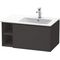 Duravit Waschtischunterbau L-CUBE 400x820x481mm Be re graphit supermatt