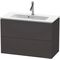 Duravit WTU Compact L-CUBE 550x820x391mm graphit supermatt