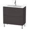 Duravit WTU Compact L-CUBE 704x820x391mm graphit supermatt