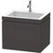 Duravit Waschtischunterbau L-CUBE m WT Vero Air 500x600x480mm 1 HL gra sma