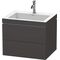 Duravit Waschtischunterbau L-CUBE m WT Vero Air 500x600x480mm 1 HL gra sma