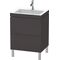 Duravit Waschtischunterbau L-CUBE m WT Vero Air 698x600x480mm 1 HL gra sma