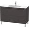Duravit Waschtischunterbau L-CUBE m WT Vero Air 698x1200x480mm 1 HL gra sm