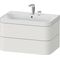 Duravit WTU HAPPY D.2 PLUS 775x490mm m UB 2 HL No weiß seidenmatt