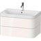 Duravit WTU HAPPY D.2 PLUS 775x490mm m UB e Hahnloch weiß hochglanz