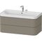 Duravit WTU HAPPY D.2 PLUS 975x490mm m UB 2 HL steingrau seidenmatt