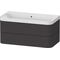 Duravit WTU HAPPY D.2 PLUS 975x490mm m UB o HL graphit supermatt