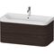 Duravit WTU HAPPY D.2 PLUS 975x490mm m UB e HL nussbaum gebürstet