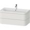 Duravit WTU HAPPY D.2 PLUS 975x490mm m UB e HL No weiß seidenmatt