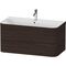 Duravit WTU HAPPY D.2 PLUS 975x490mm m UB e HL nussbaum gebürstet