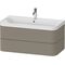 Duravit WTU HAPPY D.2 PLUS 975x490mm m UB e HL steingrau seidenmatt