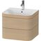 Duravit WTU HAPPY D.2 PLUS 575x490mm m UB e HL mediterrane eiche