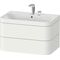 Duravit WTU HAPPY D.2 PLUS 775x490mm m UB 2 HL weiß seidenmatt