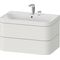 Duravit WTU HAPPY D.2 PLUS 775x490mm m UB 2 HL No weiß seidenmatt