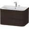 Duravit WTU HAPPY D.2 PLUS 775x490mm m UB 2 HL nussbaum gebürstet