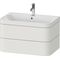 Duravit WTU HAPPY D.2 PLUS 775x490mm m UB e HL No weiß seidenmatt