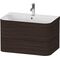 Duravit WTU HAPPY D.2 PLUS 775x490mm m UB e HL nussbaum gebürstet