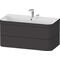Duravit WTU HAPPY D.2 PLUS 975x490mm m UB 2 HL graphit supermatt