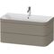 Duravit WTU HAPPY D.2 PLUS 975x490mm m UB e HL steingrau seidenmatt