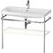 Duravit WTU HAPPY D.2 PLUS 975x490mm m Metallkon e HL we seidenmatt