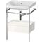 Duravit WTU HAPPY D.2 PLUS 575x490mm m Metallkon o HL we hochglanz