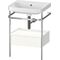Duravit WTU HAPPY D.2 PLUS 575x490mm m Metallkon o HL we seidenmatt