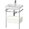 Duravit WTU HAPPY D.2 PLUS 575x490mm m Metallkon e HL we seidenmatt