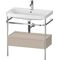 Duravit WTU HAPPY D.2 PLUS 775x490mm m Metallkon e HL ta seidenmatt