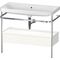 Duravit WTU HAPPY D.2 PLUS 975x490mm m Metallkon o HL we seidenmatt