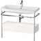 Duravit WTU HAPPY D.2 PLUS 975x490mm m Metallkon e HL we hochglanz