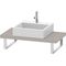 Duravit Konsole DURASTYLE 45mm Stärke 1 Ausschnitt 480 taupe matt