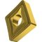Drehwendeschneidplatte ISO CNMM 190616E-HR:6640 D.7,94mm MT-CVD beschichtet Gold - VPE: 10