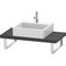 Duravit Konsole DURASTYLE 45mm St. 1 Ausschnitt 480 graphit matt