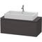 Duravit Konsolenunterschrank L-CUBE 400x1020x477mm graphit supermatt