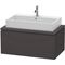 Duravit Konsolenunterschrank L-CUBE 400x920x547mm graphit supermatt