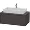 Duravit Konsolenunterschrank L-CUBE 400x1020x547mm graphit supermatt
