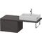 Duravit Konsolenunterschrank L-CUBE 400x620x547mm graphit supermatt