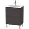 Duravit WTU Compact L-CUBE 704x620x391mm graphit supermatt