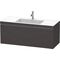 Duravit Waschtischunterbau L-CUBE m WT Vero Air 500x1200x480mm 1 HL gra sm