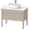 Duravit Waschtischunterbau LUV 938x570mm f Kons freist taupe seidenmatt