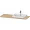 Duravit Konsolenplatte HAPPY D.2 PLUS 16x1300x550mmm m 1 Auss re medi eiche