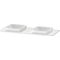 Duravit Konsolenplatte HAPPY D.2 PLUS 16x1300x550mm m 2 Ausschnitten No we sdm