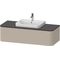 Duravit Konsolenunterschrank HAPPY D.2 P 354x1300x550mm f Aufsatzbecken Happy D.